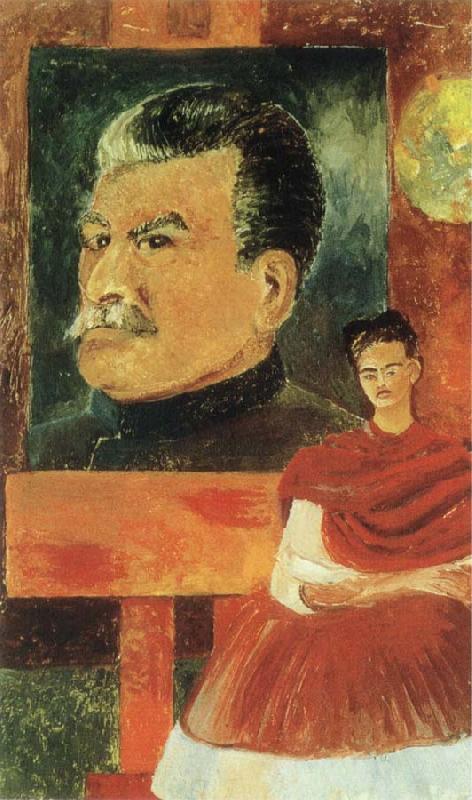 Frida Kahlo Portrait oil painting image